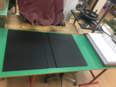 Einband hergestellt